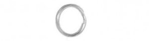 Stainless Split Ring 3H 60lb test 