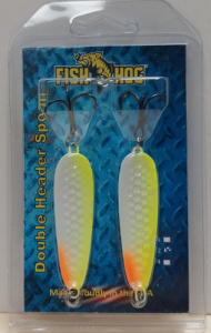 Fish Hog, Double Header Spoon 2pk