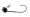 Stand-up FB Shakey, 1/4oz., 4/0, Black, 5ct