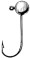 Round Head, no collar, Blk Nic "J" bend ...